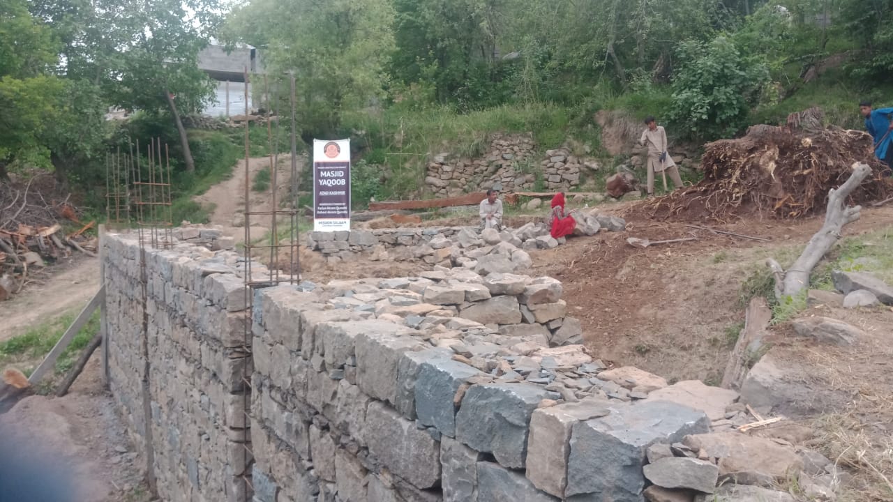 Our Masjids Construction has Started in Azad Kashmir 